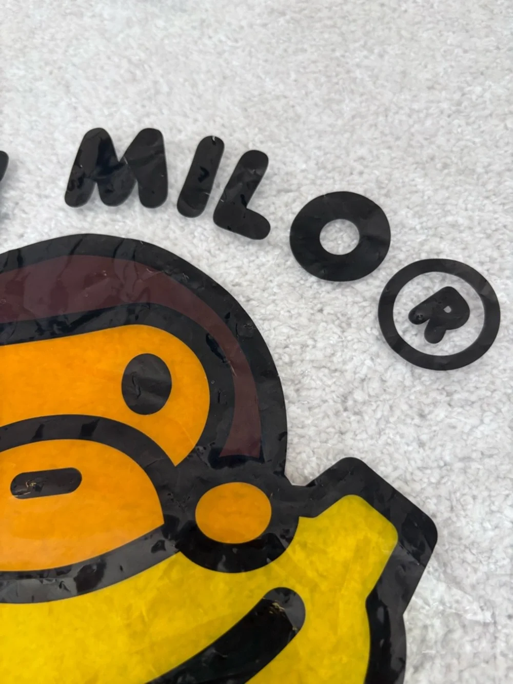 BAPE Bathing Ape Baby Milo zip top storage bag